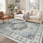 Madane 5x7 Area Rugs for Living Room, Stain Resistant Washable Rug, Non-Slip by Madane