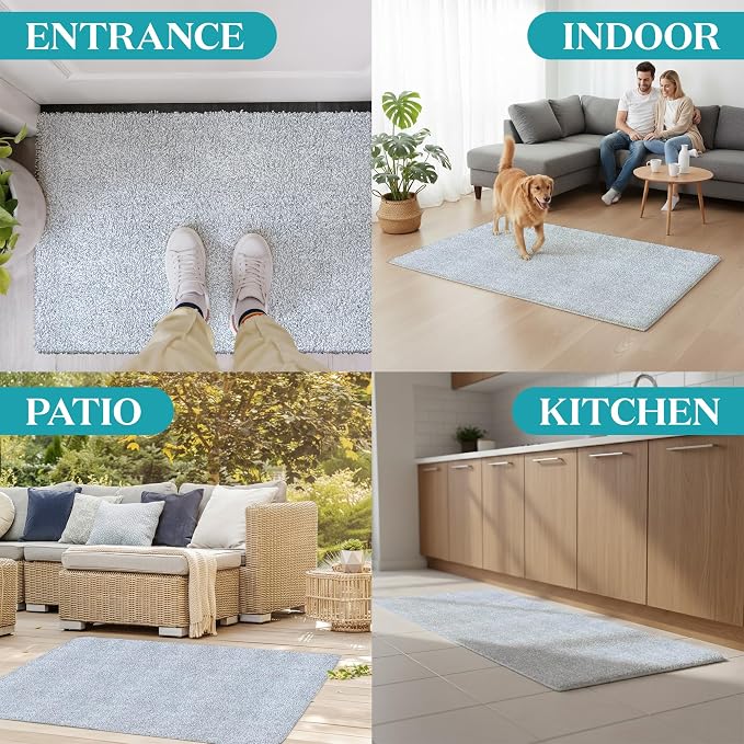 Premium Microfiber Indoor Door Mat – 36"x60" Washable Entry Mat, Waterproof - Image 6