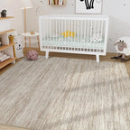 Nakagishi 9x12 Area Rugs Living Room: Washable Large Vintage Rug Neutral - Image 8