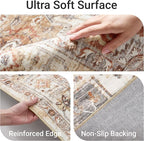 befbee 6x9 Area Rugs for Living Room, Super Soft Ultra-Thin Stain Resistant - Image 3