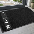 4 Pack 2' x 3' Heavy Duty Entry Mat, Low Profile Door Rug by Unknown