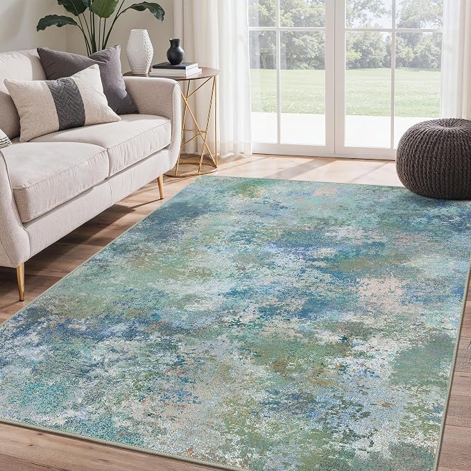 BEIMO Area Rugs 5x7 for Living Room Bedroom, Modern Abstract Machine Washable by BEIMO