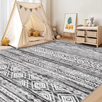 cotiled 10x14 Area Rugs Living Room Rug: Washable Boho Rugs - Image 7