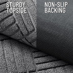 OLANLY Front Door Mat Outside Entrance 59x23, Heavy Duty Sturdy Natural Rubber - Image 3