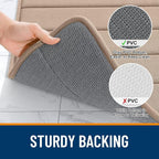 OLANLY Memory Foam Bath Mat 35x16, Super Soft Absorbent Bathroom Rugs, Quick Dry - Image 7