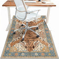 48"x60" Office Chair Mat for Hardwood Tile Floor, Under Desk Carpet Protector by BESBLEE