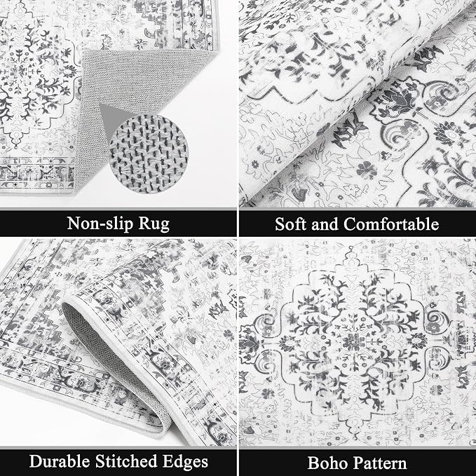 Ileading Boho Kitchen Rugs Sets 3 Piece - Image 4