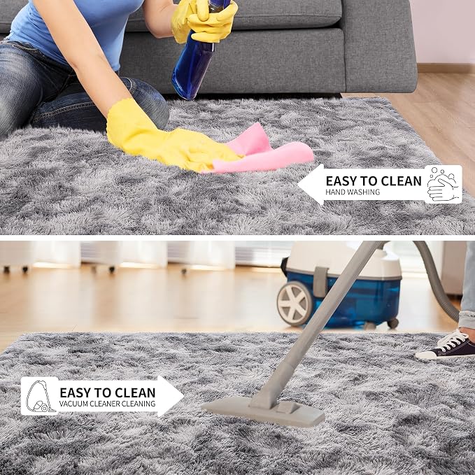 Tepook Fluffy Large Rugs for Living Room, Area Rug 6x9 Soft Carpet for Bedroom - Image 6