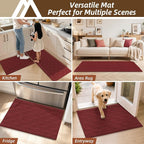 COSY HOMEER Kitchen Rugs 24"x35" Non-Slip Washable Kitchen Mats - Image 8
