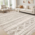 cotiled 8x10 Area Rugs Living Room Rug: Washable Boho Rugs by COTILED