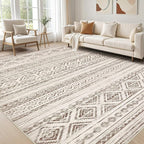 cotiled 8x10 Area Rugs Living Room Rug: Washable Boho Rugs by COTILED