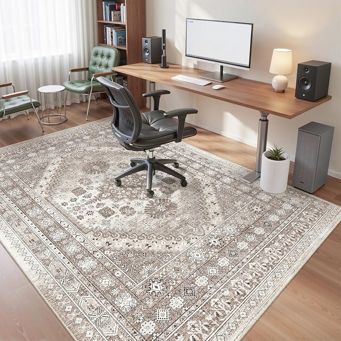 befbee 5x7 Area Rugs for Living Room, Stain Resistant Washable Rug, Non-Slip - Image 9
