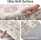 befbee 5x7 Area Rugs for Living Room, Stain Resistant Washable Rug, Non-Slip - Image 3