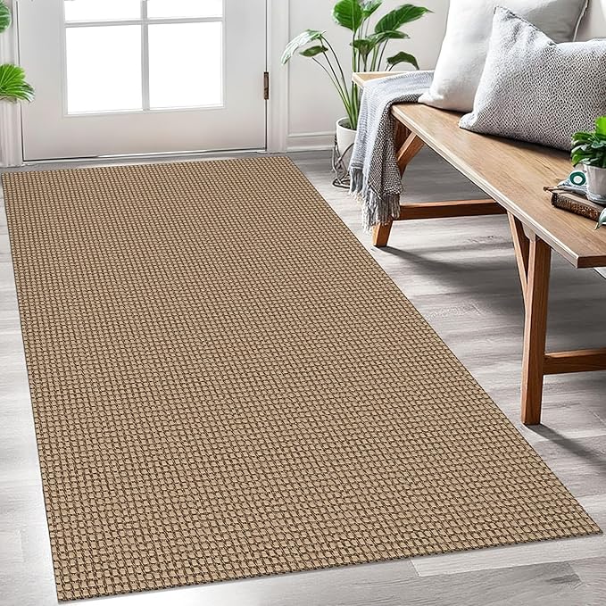EARTHALL Woven Area Rug 3x5 Ft Washable Rugs by EARTHALL