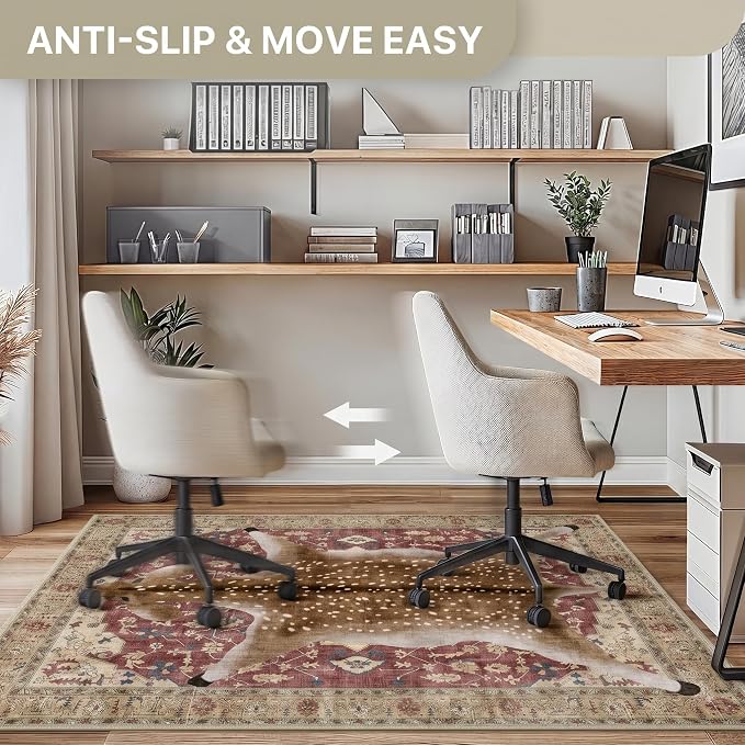 48"x72" Office Chair Mat for Hardwood Tile Floor, Under Desk Carpet Protector - Image 4