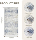 3x6 Runner Rug Non Slip, Thin Entryway Washable Rug - Image 2