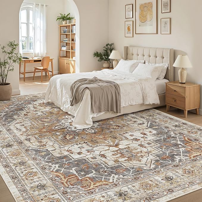 Madane Washable Rug 8x10 Area Rugs - Image 3