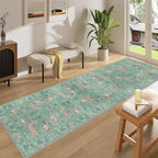 DUKINO 2x10 Rug for Hallway, Washable Kitchen Runner Rug - Image 3