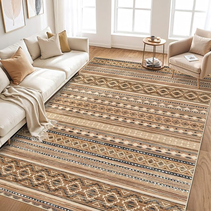 cotiled 5x8 Area Rugs Living Room Rug: Washable Boho Rugs - Image 7