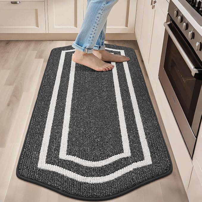 COSY HOMEER Kitchen Rugs and Mats 24"x59" Non Slip Kitchen Mats by COSYHOMEER