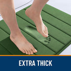OLANLY Memory Foam Bath Mat 70x46, Super Soft Absorbent Bathroom Rugs, Quick Dry - Image 6