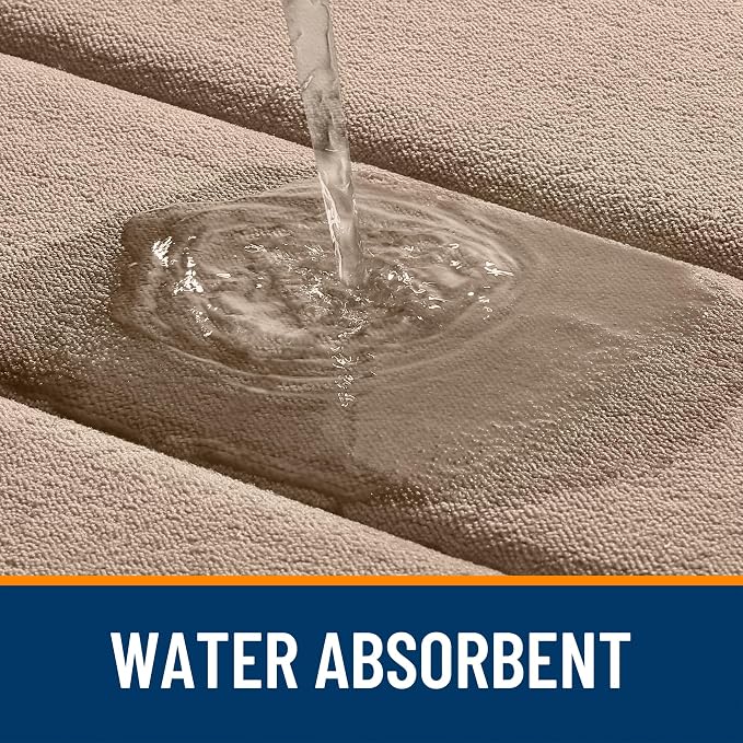 OLANLY Memory Foam Bath Mat 35x24, Super Soft Absorbent Bathroom Rugs, Quick Dry - Image 4