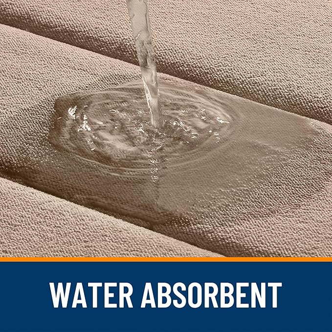 OLANLY Memory Foam Bath Mat 35x16, Super Soft Absorbent Bathroom Rugs, Quick Dry - Image 4