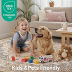 befbee 6x9 Area Rugs for Living Room, Super Soft Ultra-Thin Stain Resistant - Image 9