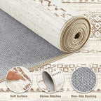 Nakagishi Runner Rug Kitchen Washable Rugs: 2x6 Non-Slip Boho Soft Modern Stain - Image 3