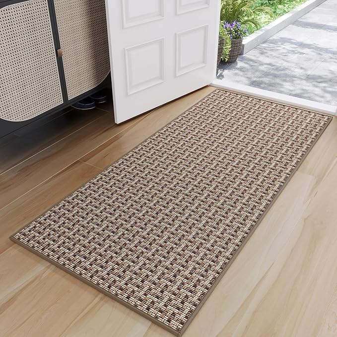 Indoor Door Mat 24"x72", Door Mat Indoor Entrance Dirt Resistant and Absorbent by YDKGL