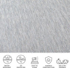 SAFAVIEH Outdoor Square Rug 9' - Image 4