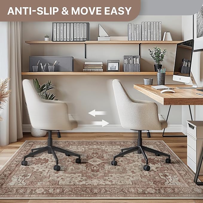 36"x48" Office Chair Mat for Hardwood Tile Floor, Under Desk Carpet Protector - Image 5