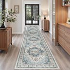 Madane Hallway Runner Rug 2'6''x14' Kitchen Runner, Non Slip Vintage Runners - Image 5