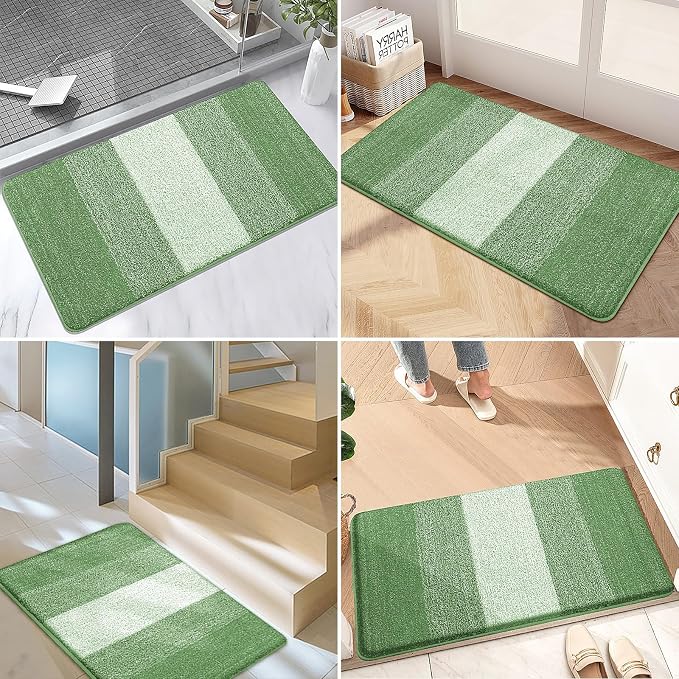 Kitinjoy Indoor Outdoor Door Mat, 40x24 Non-Slip Absorbent Dirt Trapper - Image 6