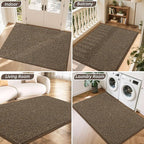 BEQHAUSE Dirt Trapper Door Mat 48" x 72", Non-Slip Washable Doormats Entrance - Image 8