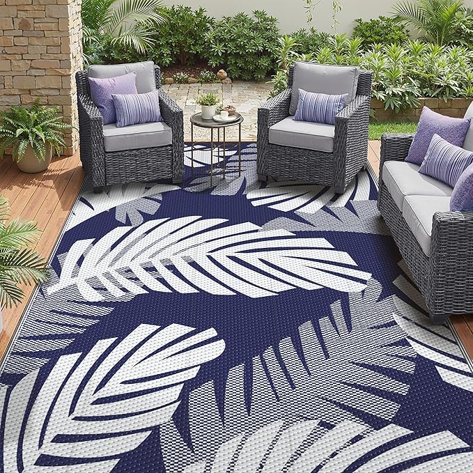 GENIMO Waterproof Outdoor Rug 8' x 10' by GENIMO