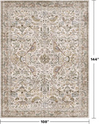 Floral 9x12 Large Area Rug for Living Room - Image 2