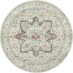 Tortania 8' Round Area Rug Living Room Rugs - Image 9