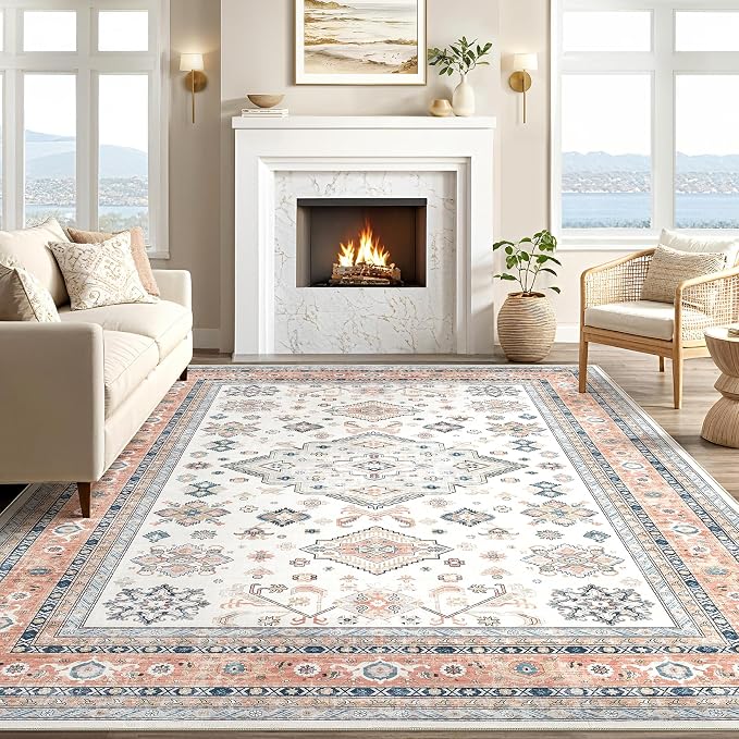 Vintage Living Room Area Rug 8x10 - Image 5
