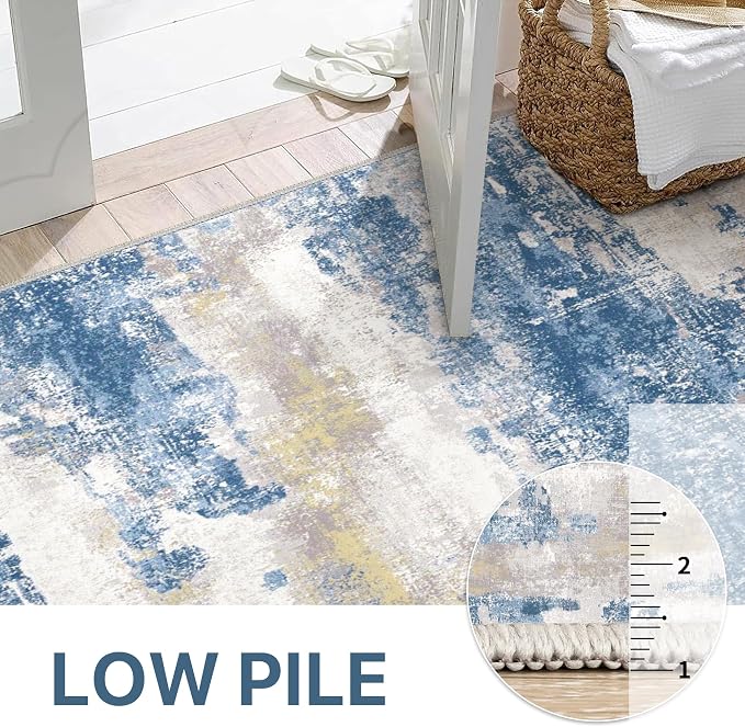 BEIMO Area Rugs 6x9 for Living Room Bedroom, Modern Abstract Machine Washable - Image 9