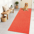 OLANLY Dog Door Mat for Muddy Paws 70x24, Ultra Absorbent Chenille Mud Doormat by OLANLY