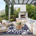 GENIMO Outdoor Rug Waterproof for Patio Decor, Large Area Rugs Mats for RV - Image 3