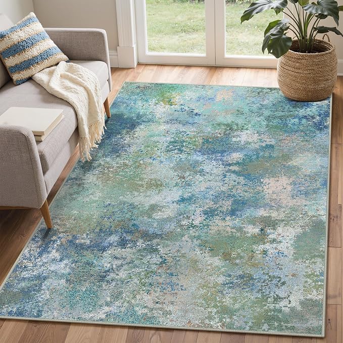 BEIMO Area Rugs 5x7 for Living Room Bedroom, Modern Abstract Machine Washable - Image 5
