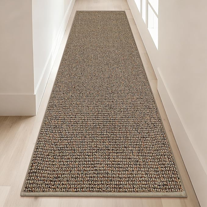 BEQHAUSE Hallway Runner Rugs 2x8, Hallway Rug Non-Slip Washable, Runner Rug by BEQHAUSE