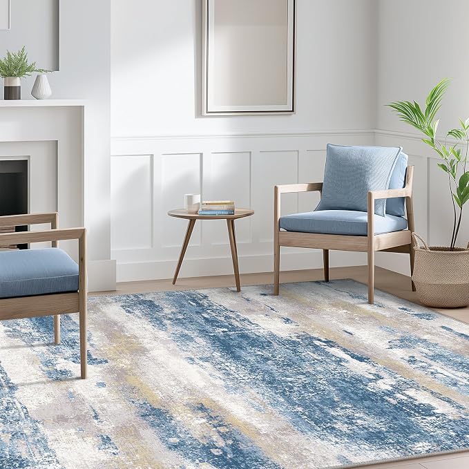 BEIMO Area Rugs 6x9 for Living Room Bedroom, Modern Abstract Machine Washable - Image 4