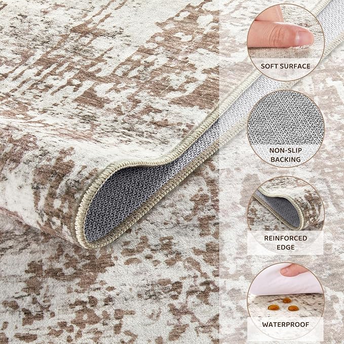 UERMEI 5x8 Area Rug Living Room Rugs - Image 6