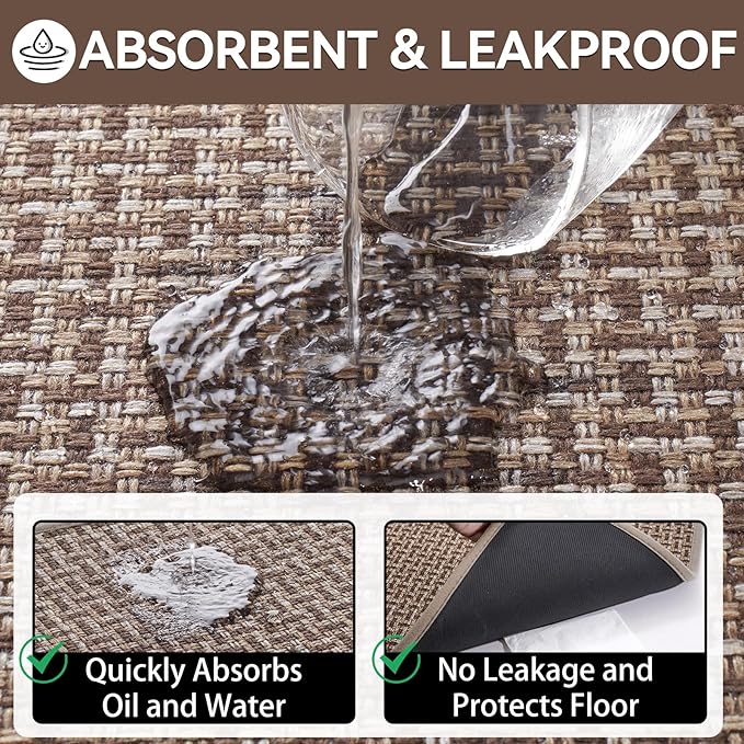 Indoor Door Mat 24"x72", Door Mat Indoor Entrance Dirt Resistant and Absorbent - Image 7