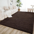 Litanika 4x6 Shag Area Rug for Living Room Bedroom, Non-Shedding Modern Indoor by Litanika