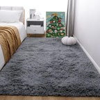 KICHOWUA 6x9 Grey Fluffy Shag Rug - Image 8