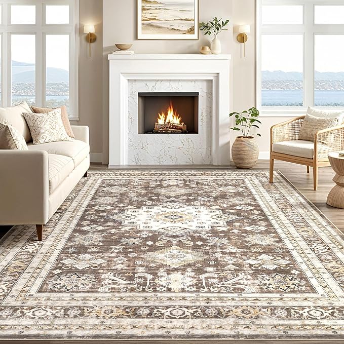 Vintage Living Room Area Rug 8x10 - Image 5